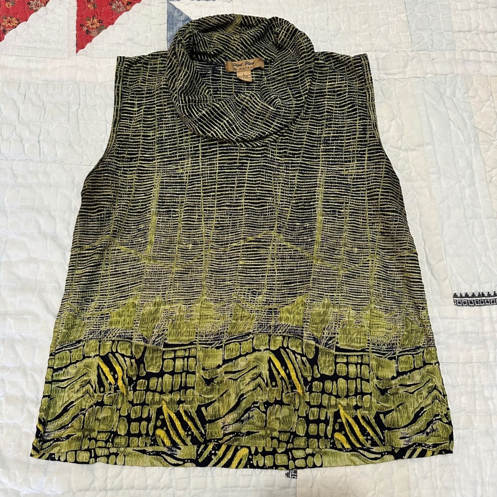 Pleat Pleat by Rafael Sleeveless Top